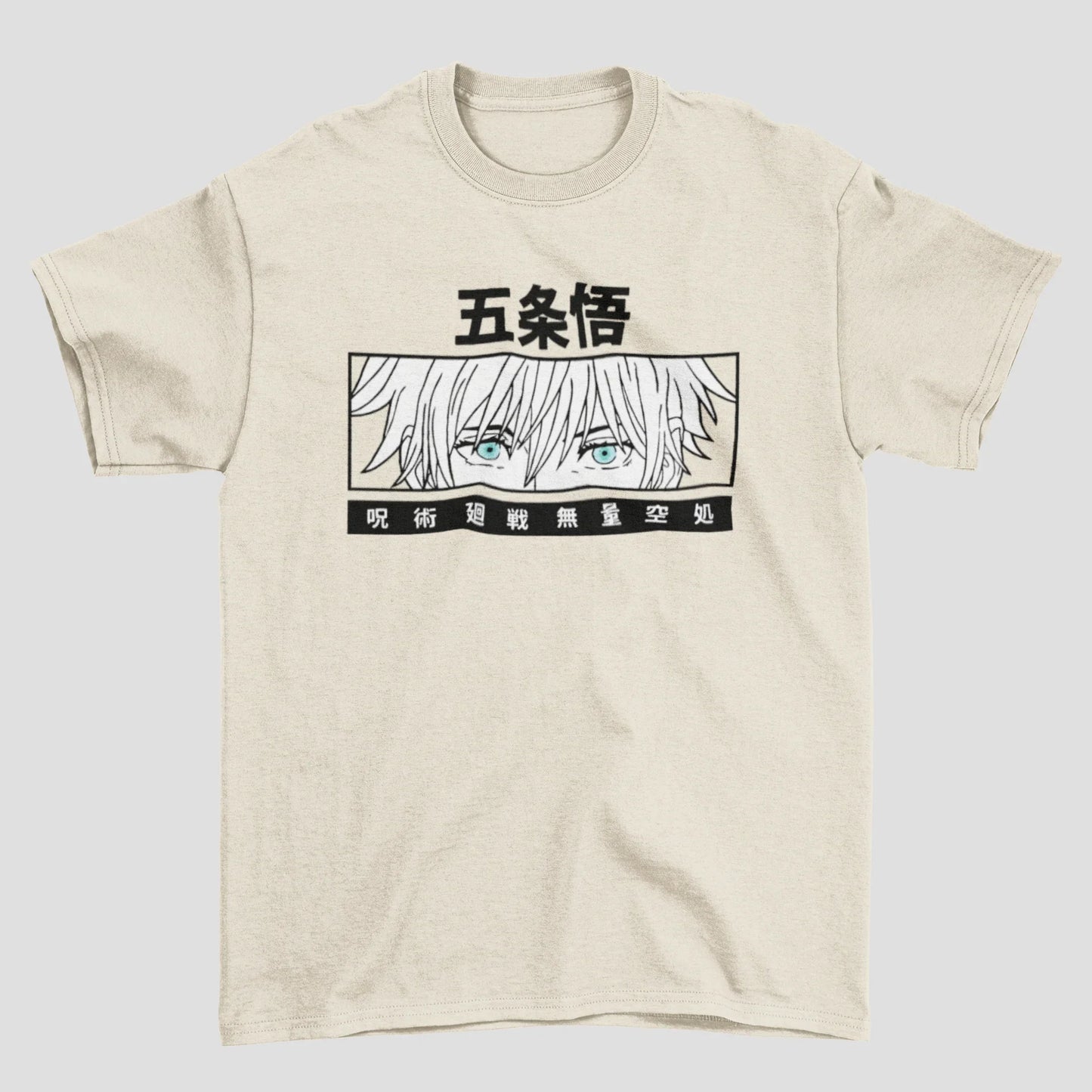 Camiseta Básica Unissex Jujutsu Kaisen Blue Eyes