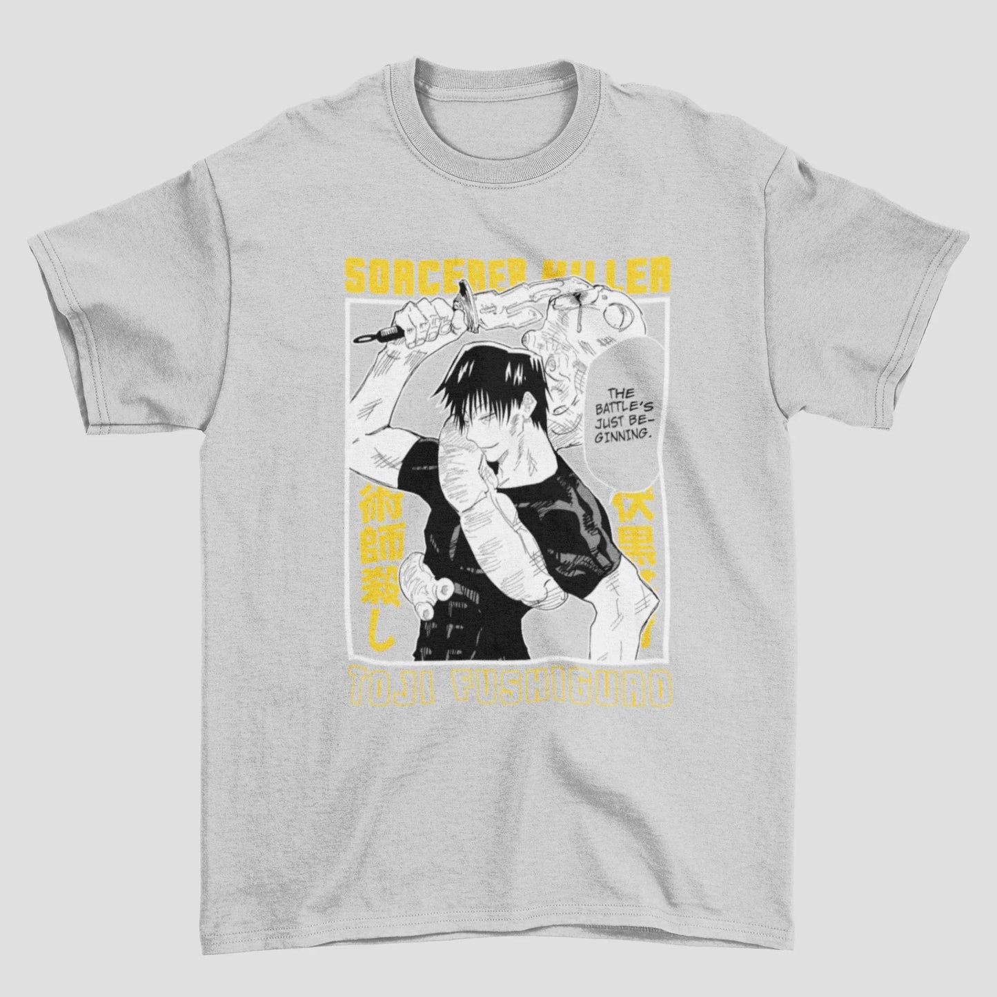 Camiseta Básica Fushiguro Toji Jujutsu Kaisen