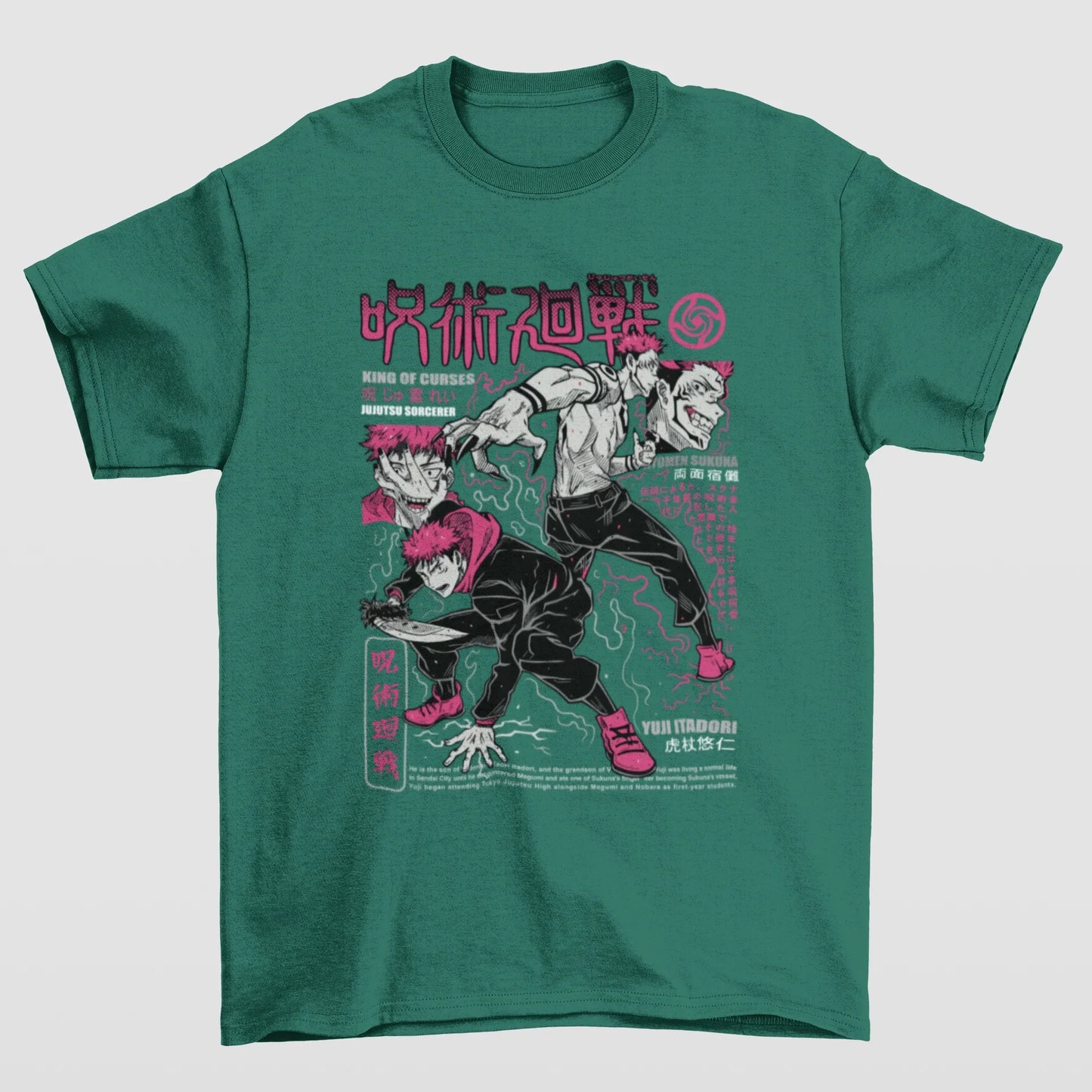 Camiseta Básica Unissex Jujutsu Kaisen Itadori Aesthetic
