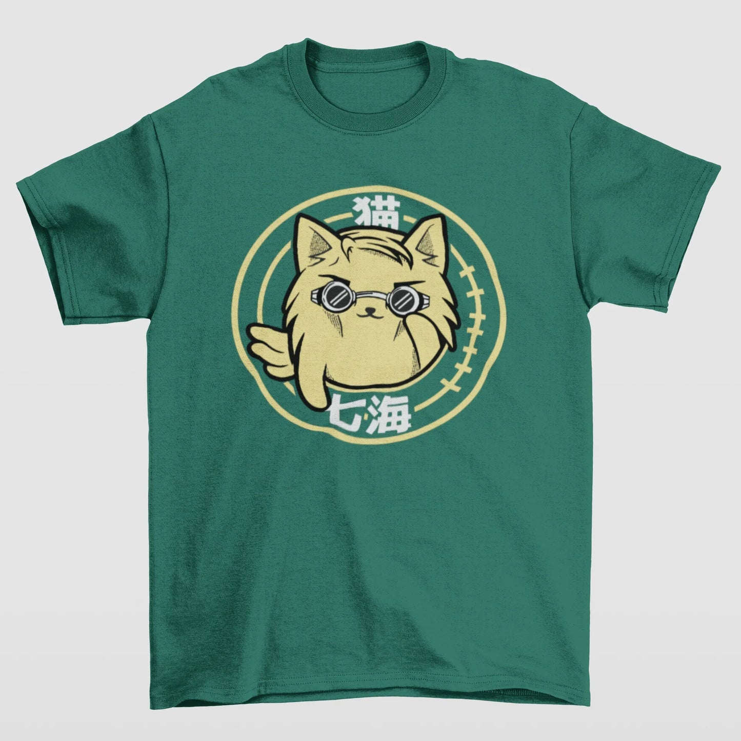 Camiseta Básica Unissex Jujutsu Kaisen Gatos Nanami