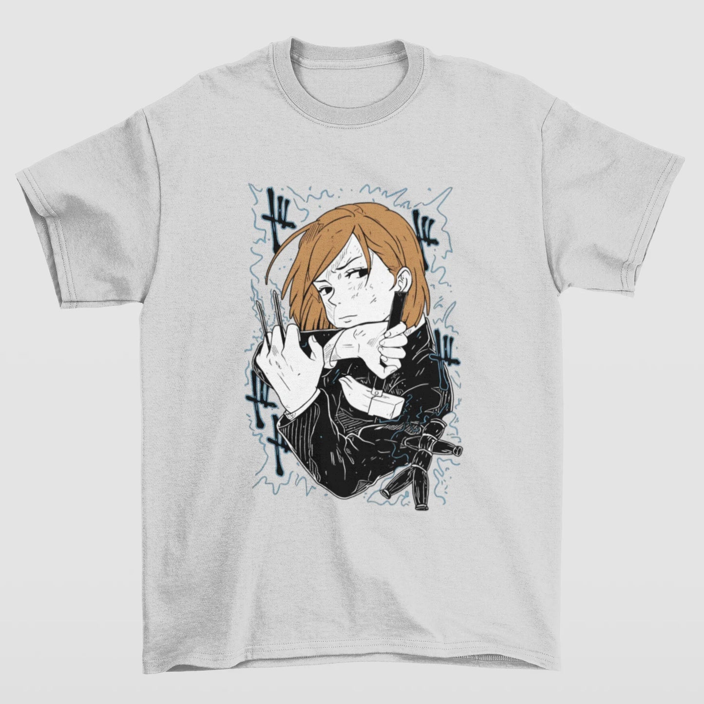 Camiseta Básica Unissex Jujutsu Kaisen Nobara Fight