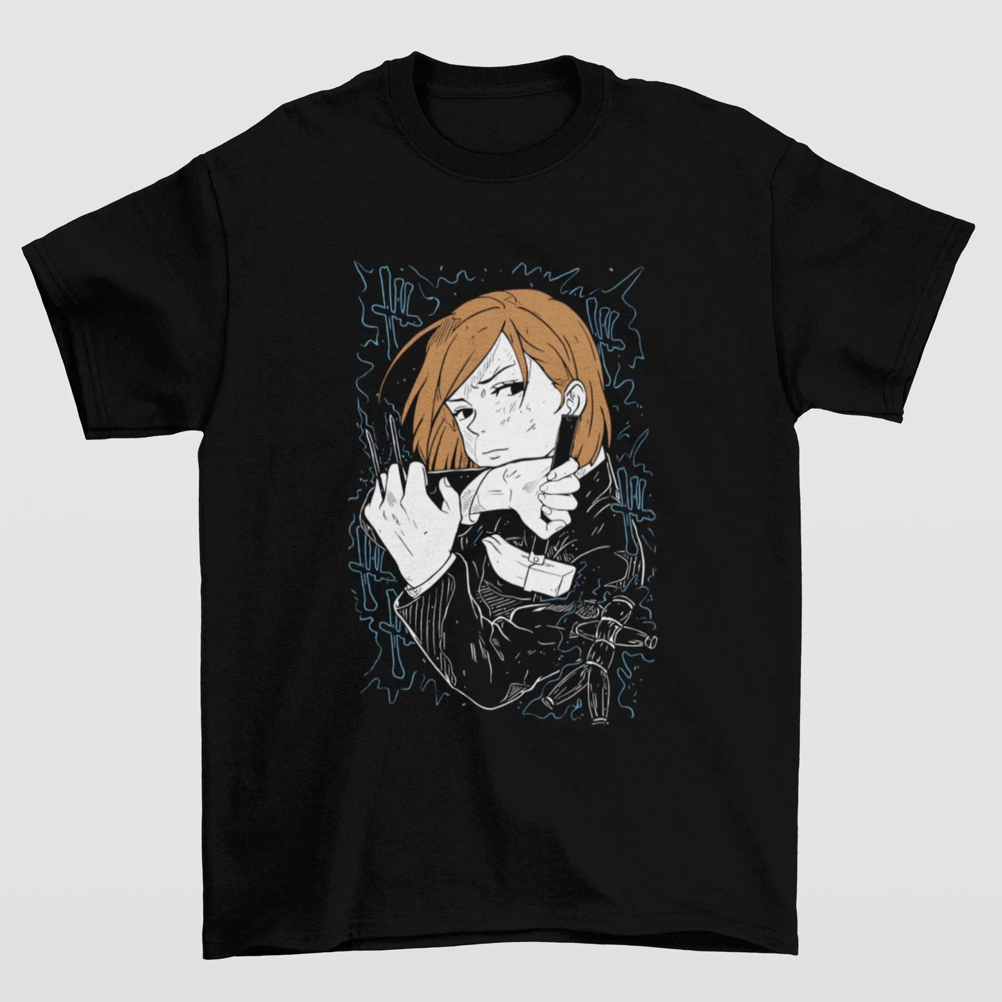 Camiseta Básica Unissex Jujutsu Kaisen Nobara Fight