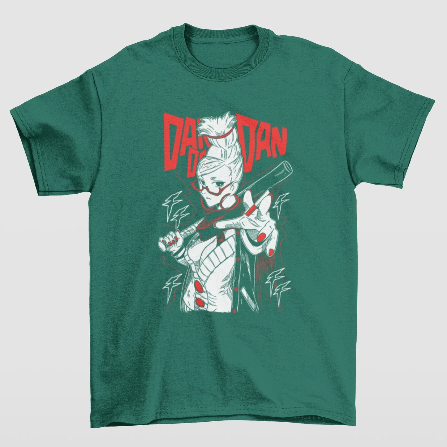 Camiseta Básica Unissex Seiko Ayase Dandadan- verde