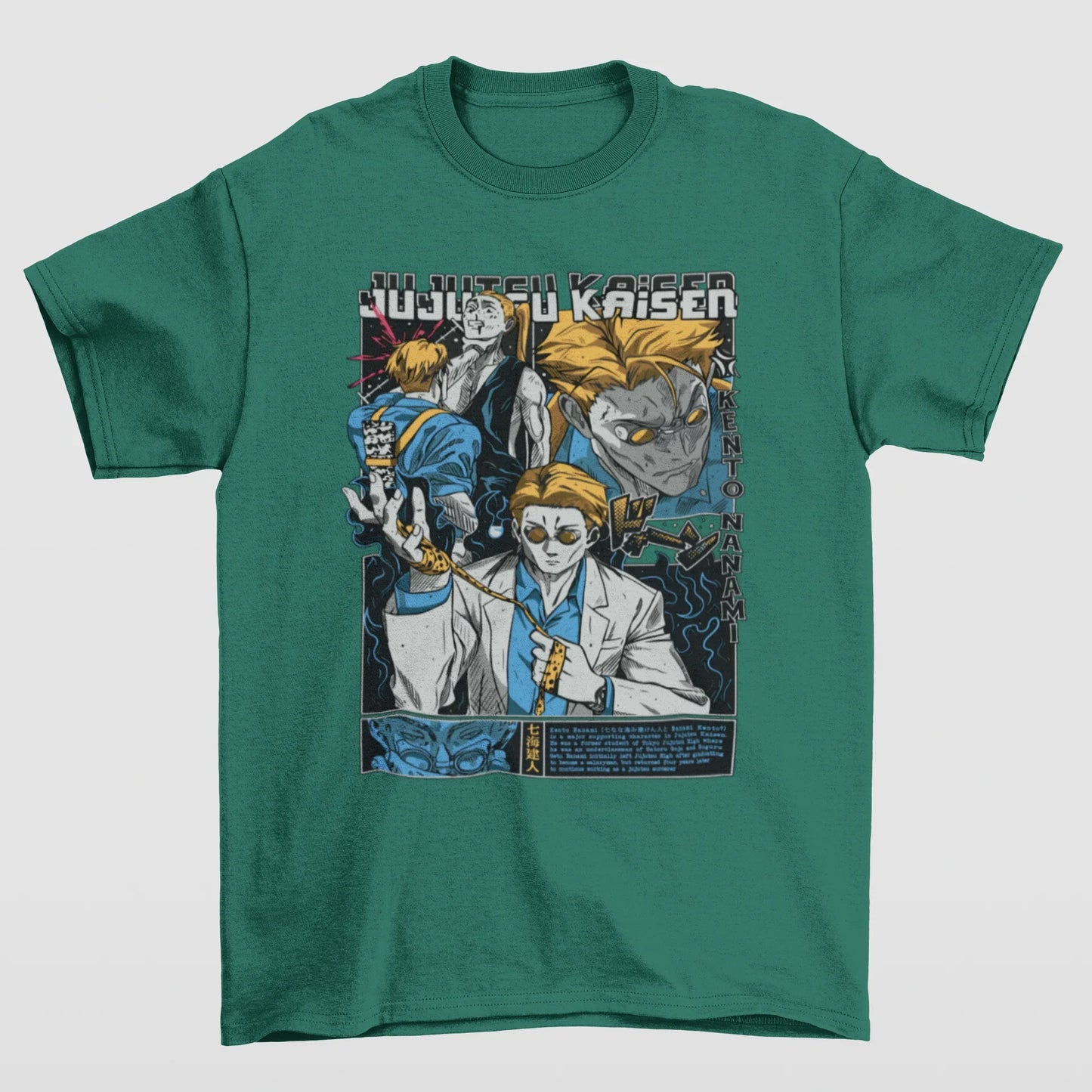 Camiseta Básica Unissex Jujutsu Kaisen Nanami Act