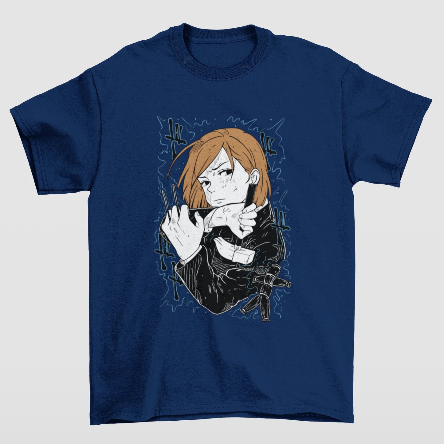 Camiseta Básica Unissex Jujutsu Kaisen Nobara Fight