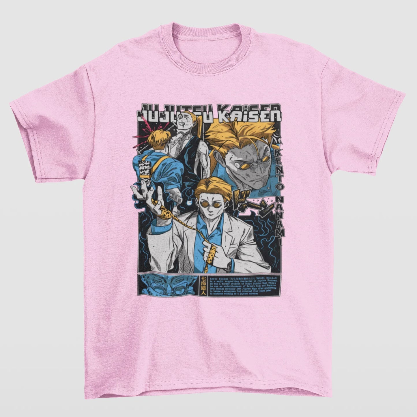Camiseta Básica Unissex Jujutsu Kaisen Nanami Act