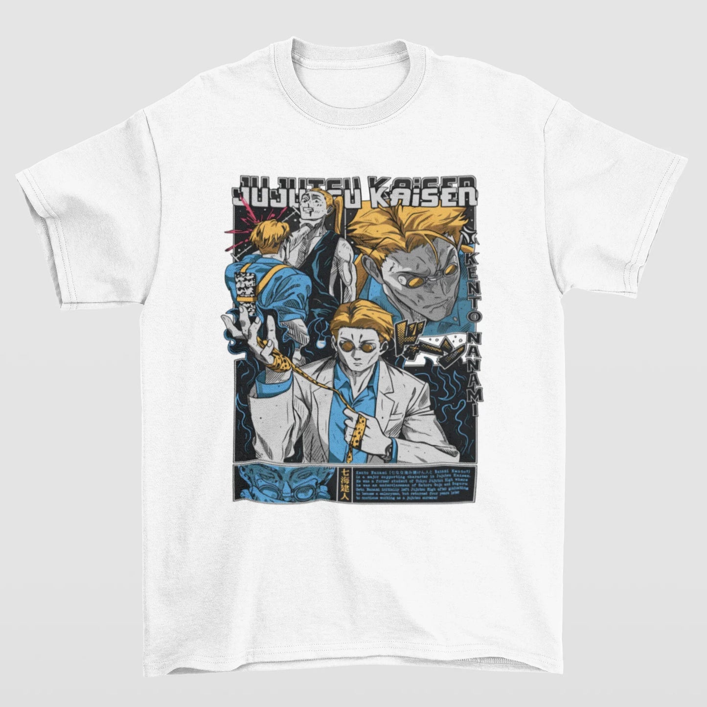 Camiseta Básica Unissex Jujutsu Kaisen Nanami Act