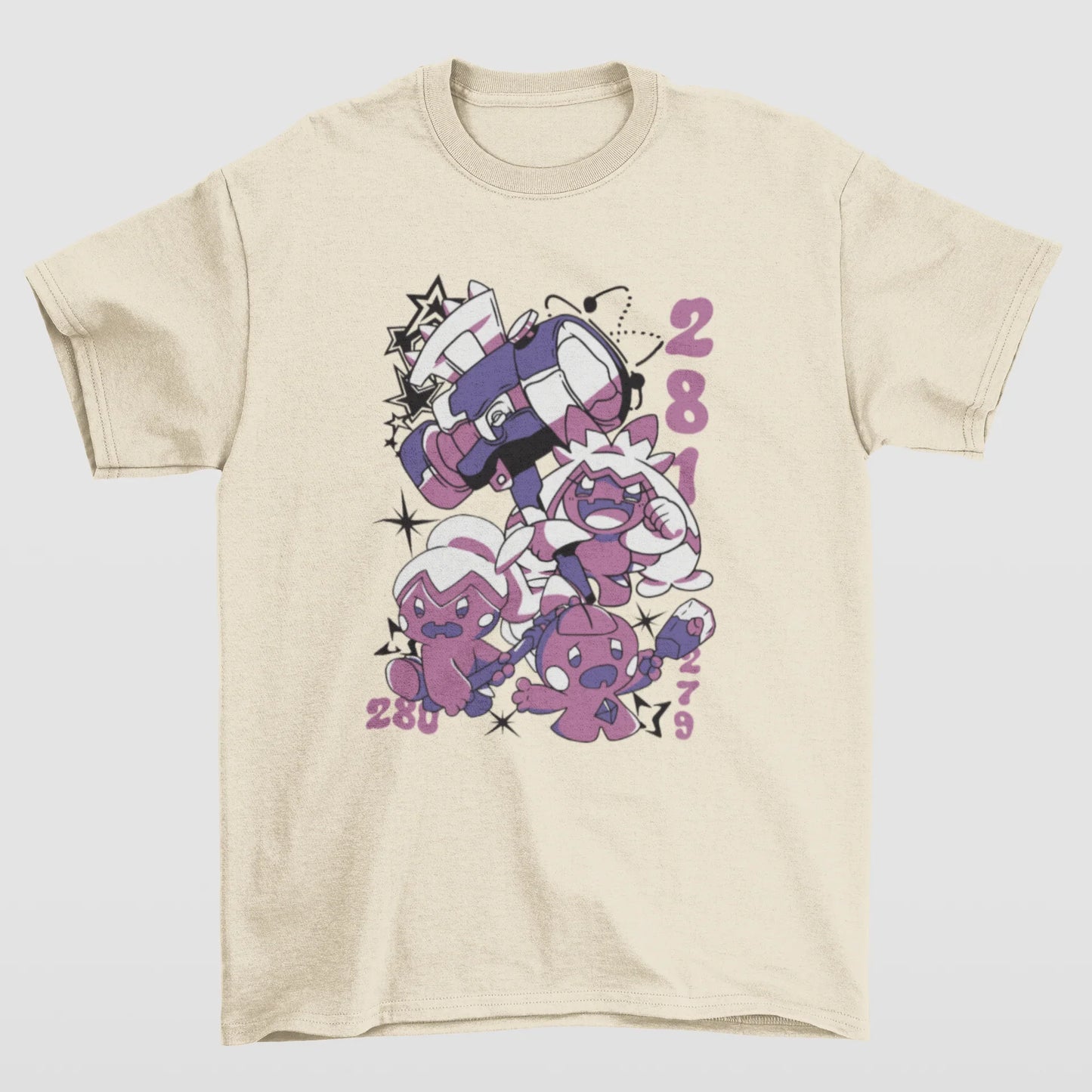 Camiseta Básica Unissex Pokemon Tinka- PÉROLA