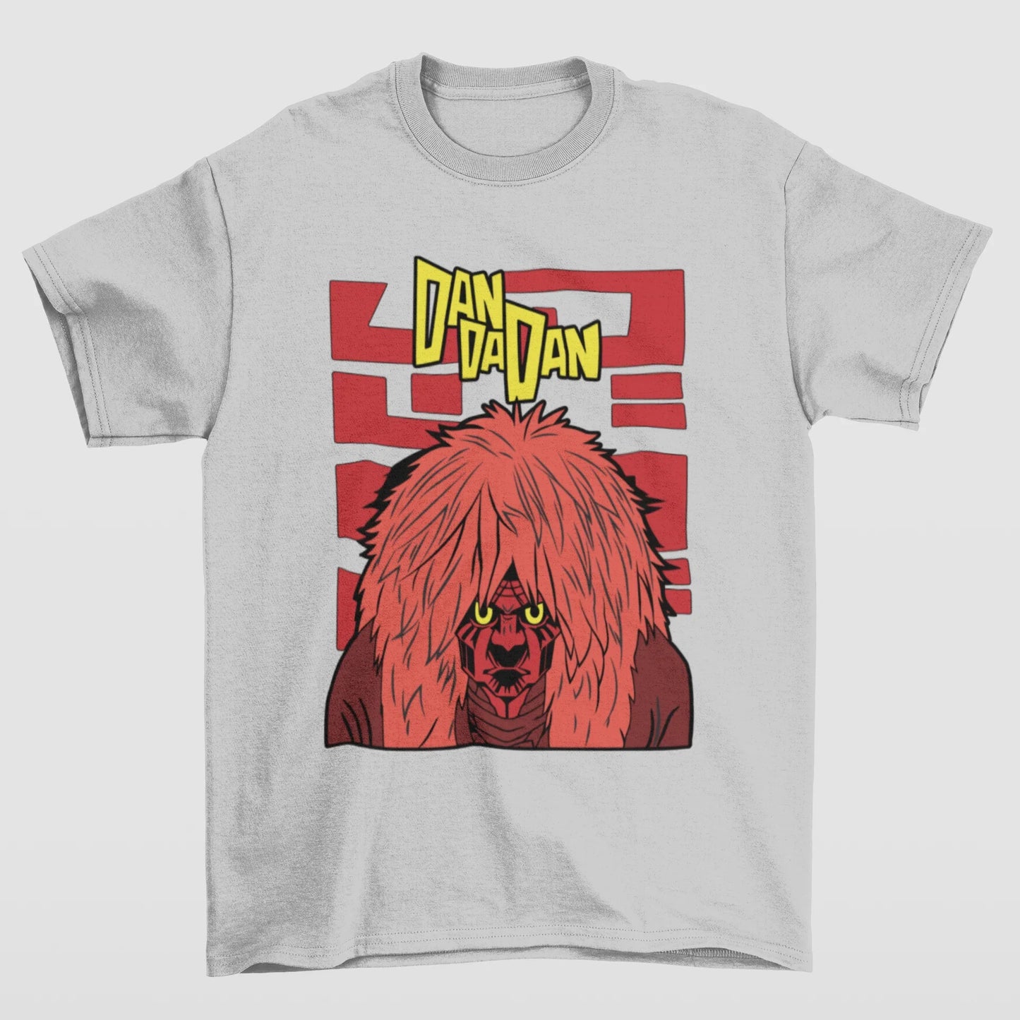 Camiseta Básica Unissex Vovó Turbo Dandadan- Cinza