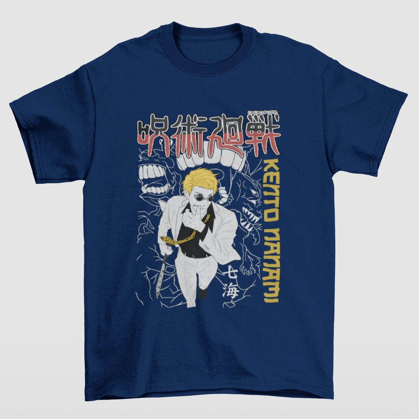 Camiseta Básica Unissex Jujutsu Kaisen Nanami Style