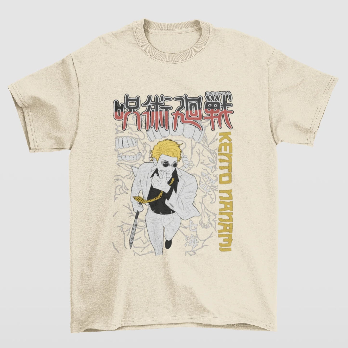 Camiseta Básica Unissex Jujutsu Kaisen Nanami Style