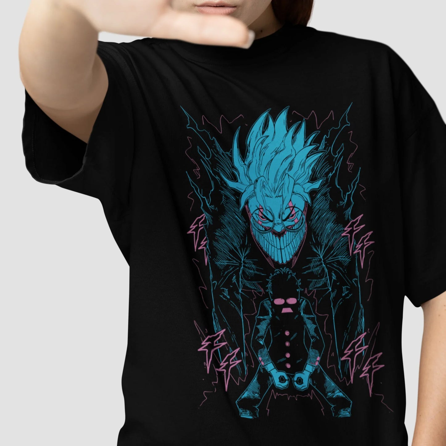 Camiseta Básica Unissex Okarun- preto
