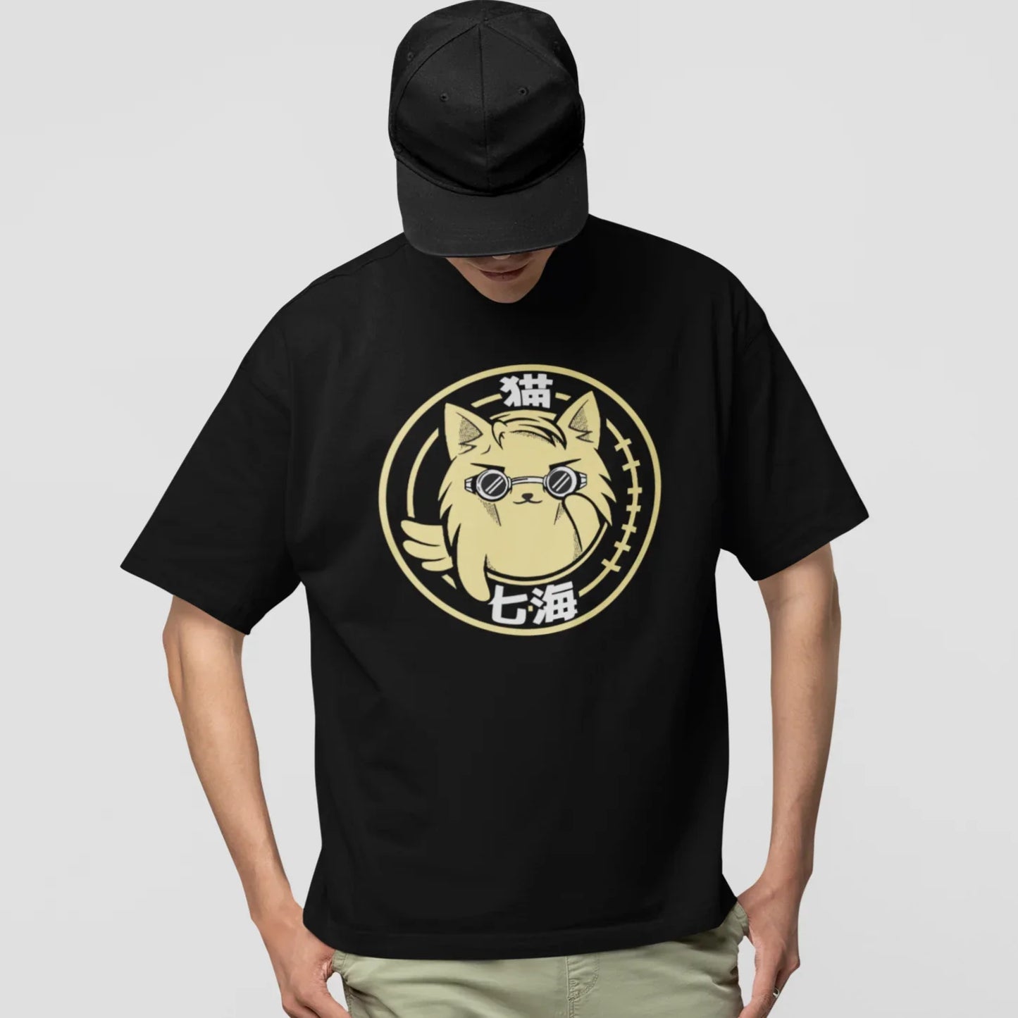 Camiseta Básica Unissex Jujutsu Kaisen Gatos Nanami
