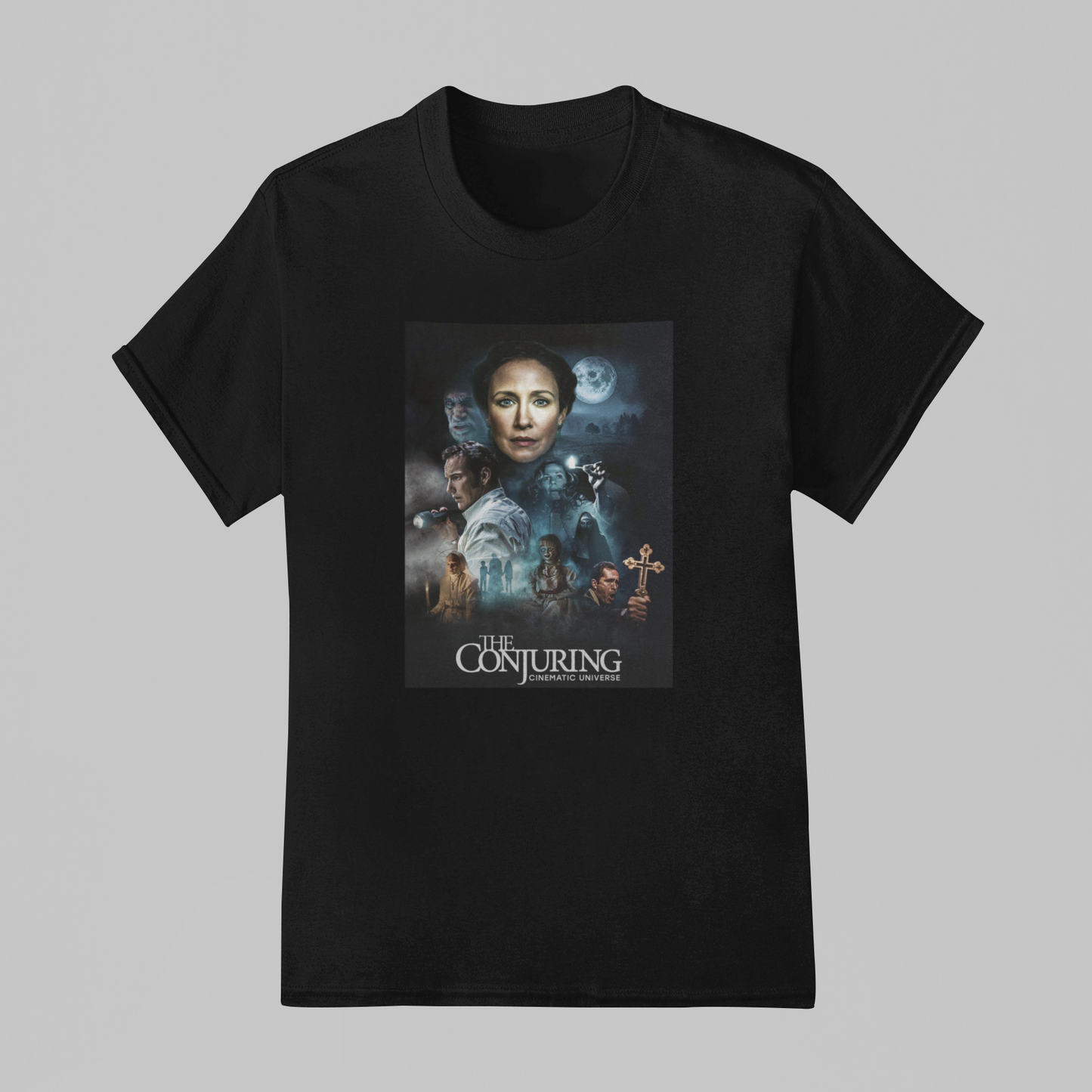 Camiseta Básica Unissex Invocação do Mal Cinematic Universe