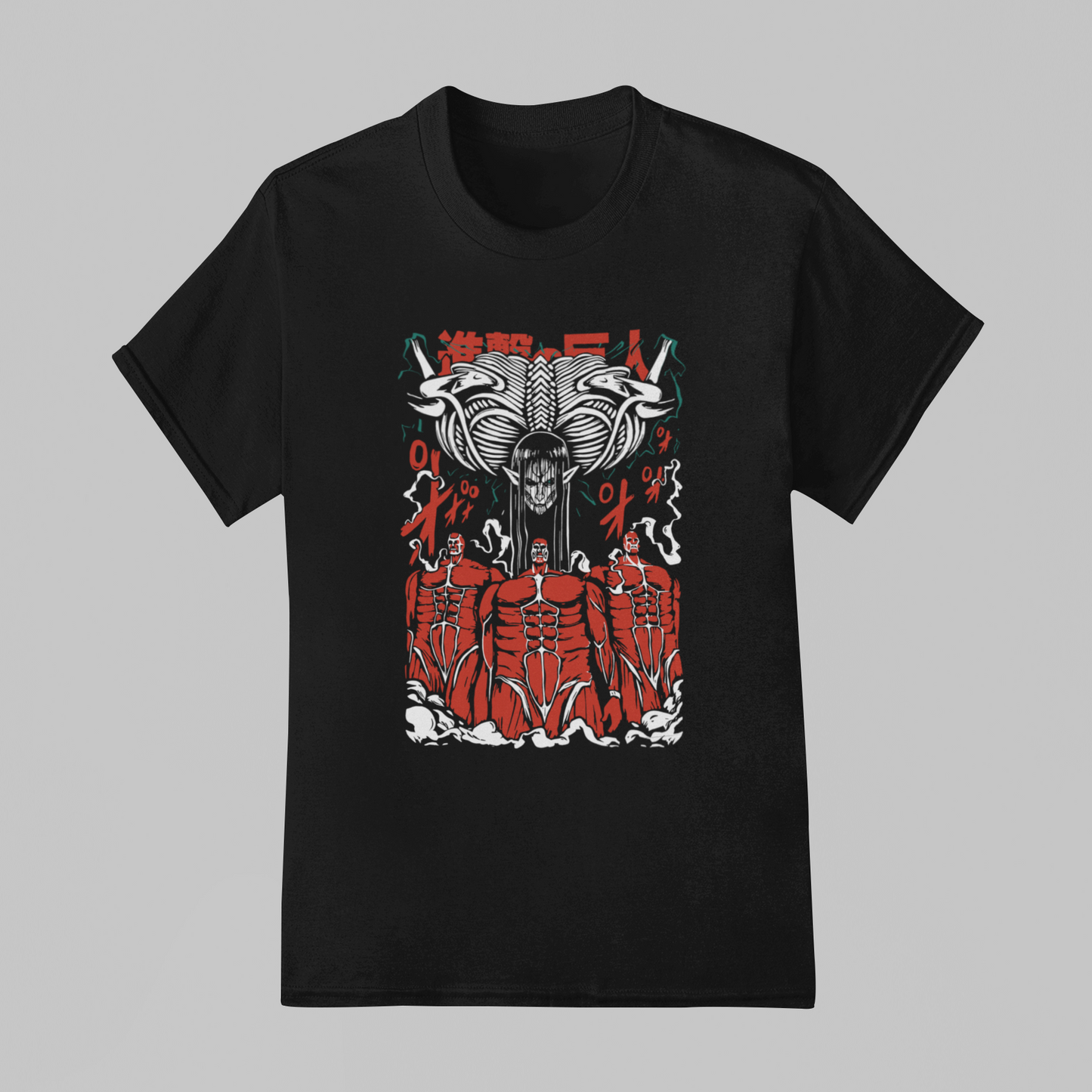 Camiseta Básica Unissex Attack On Titan Eren