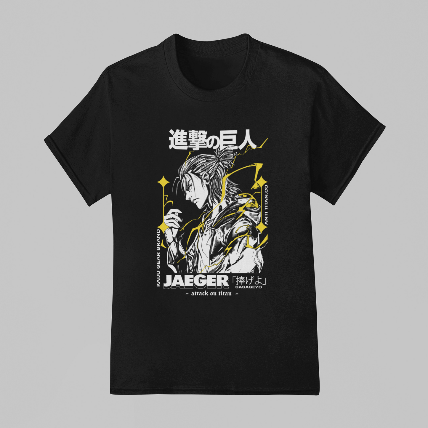 Camiseta Básica Unissex Attack On Titan Eren Jaeger
