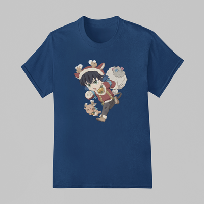 Camiseta Básica Unissex Demon Slayer Inosuke Natalino