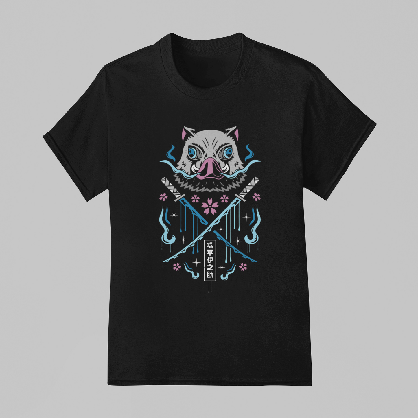 Camiseta Básica Unissex Demon Slayer Inosuke Fight Me