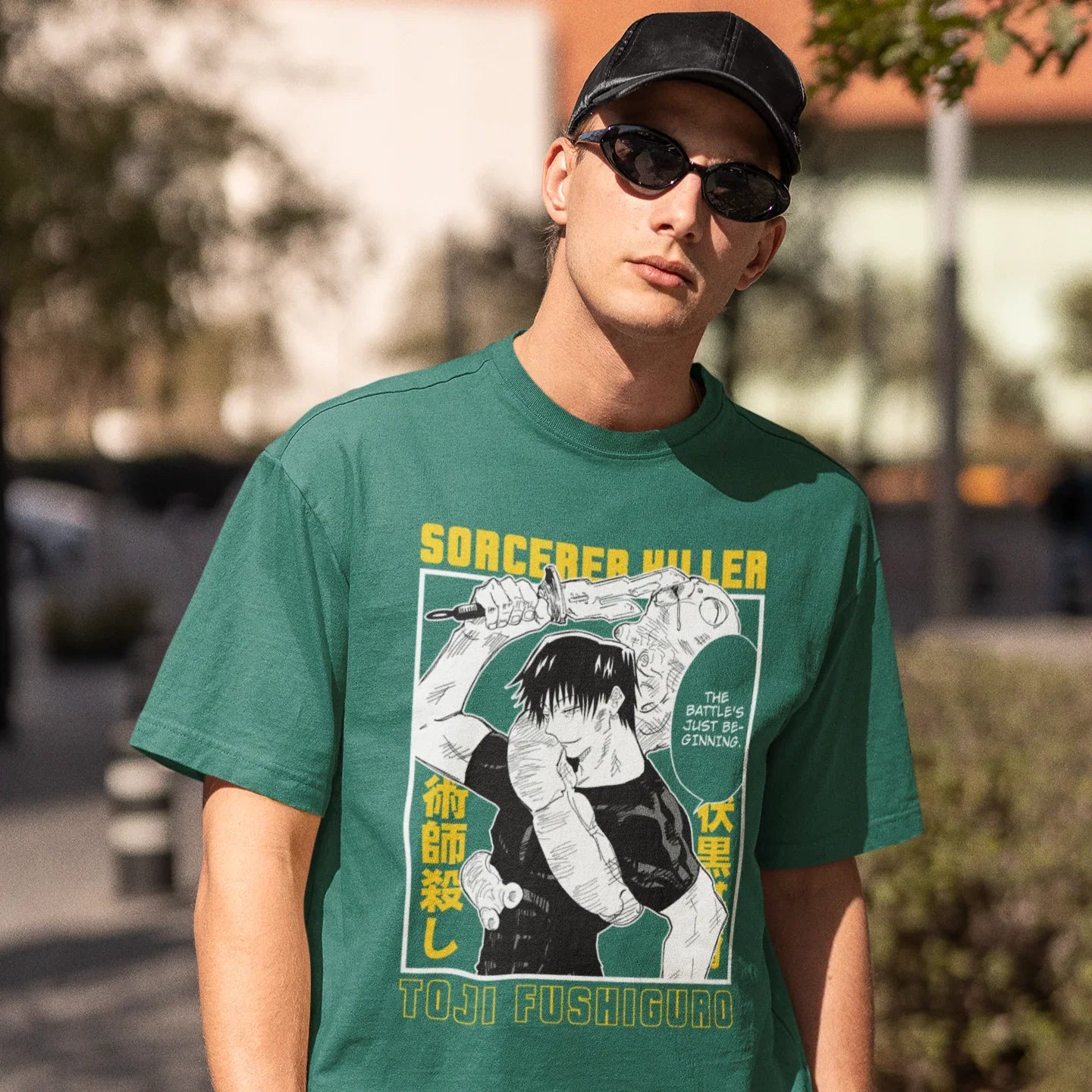 Camiseta Básica Fushiguro Toji Jujutsu Kaisen