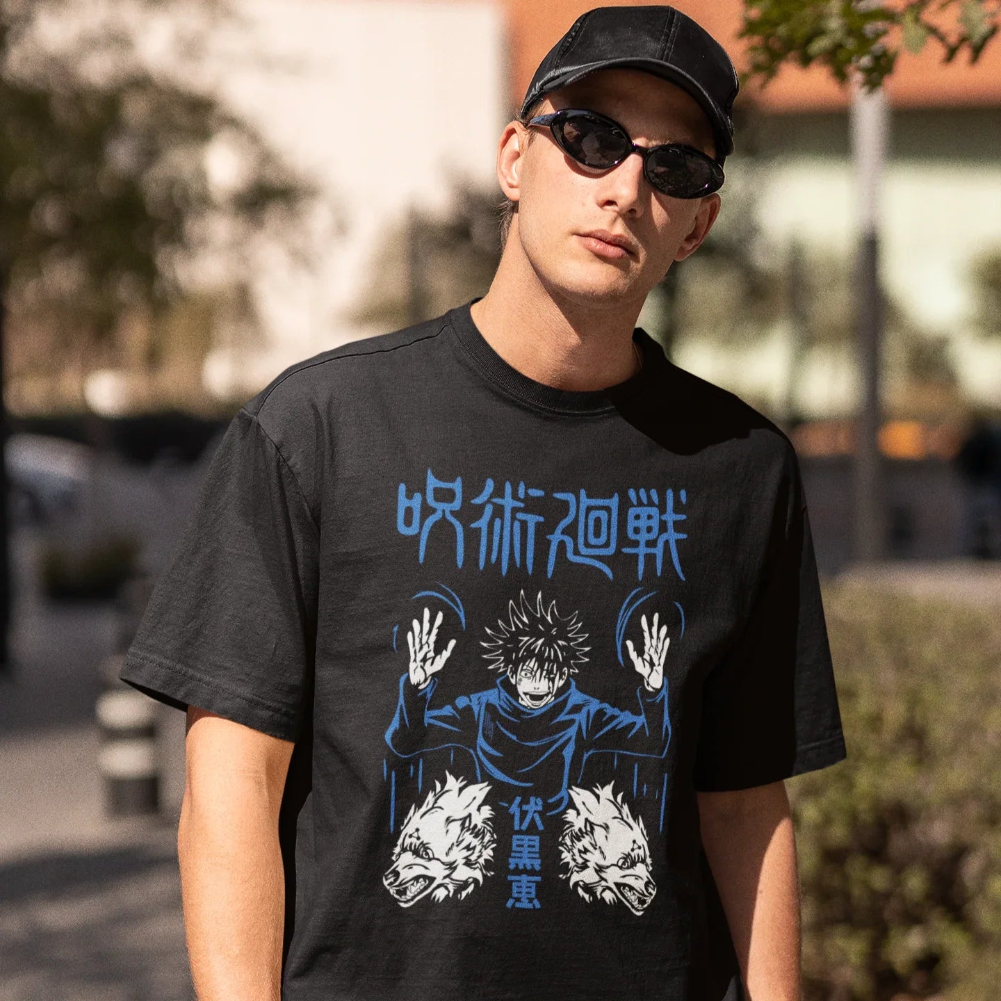 Camiseta Básica Megumi Fushiguro Jujutsu Kaisen