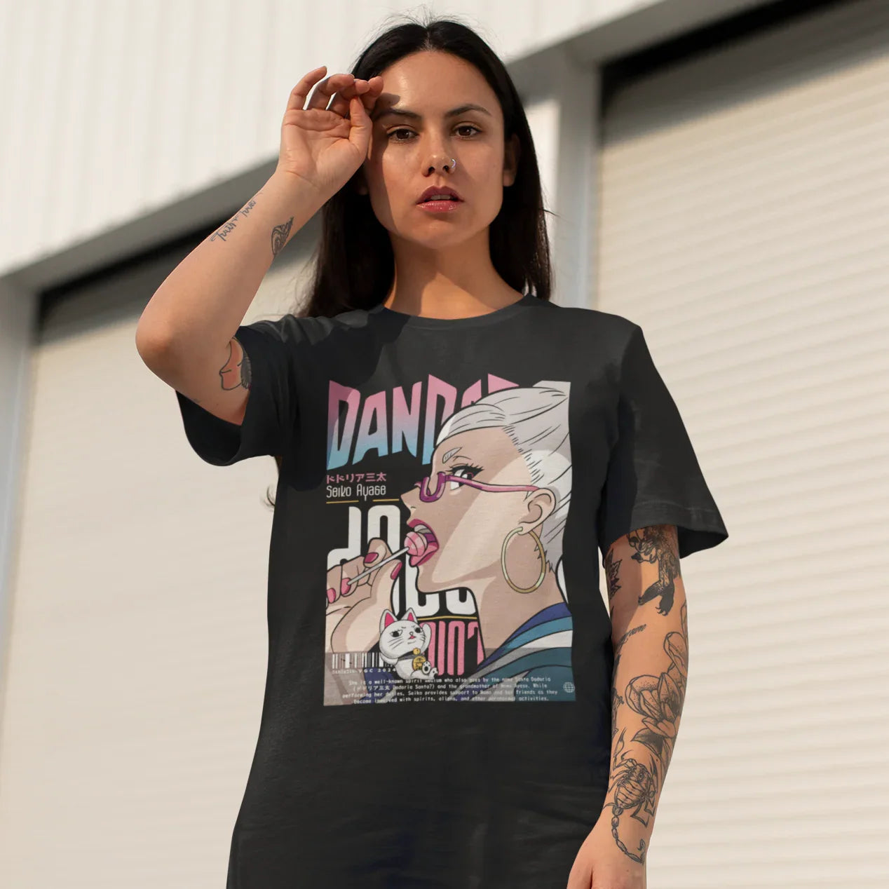 Camiseta Básica Unissex Seiko Ayase- preto