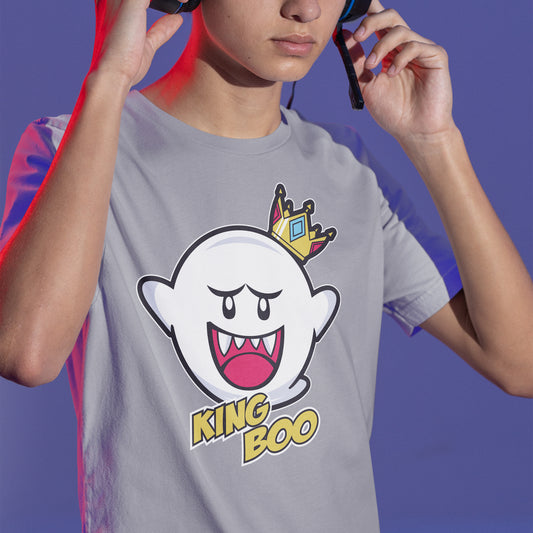Camiseta Básica King Boo Mario World