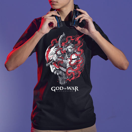 Camiseta Básica Kratos Ascencion GoW