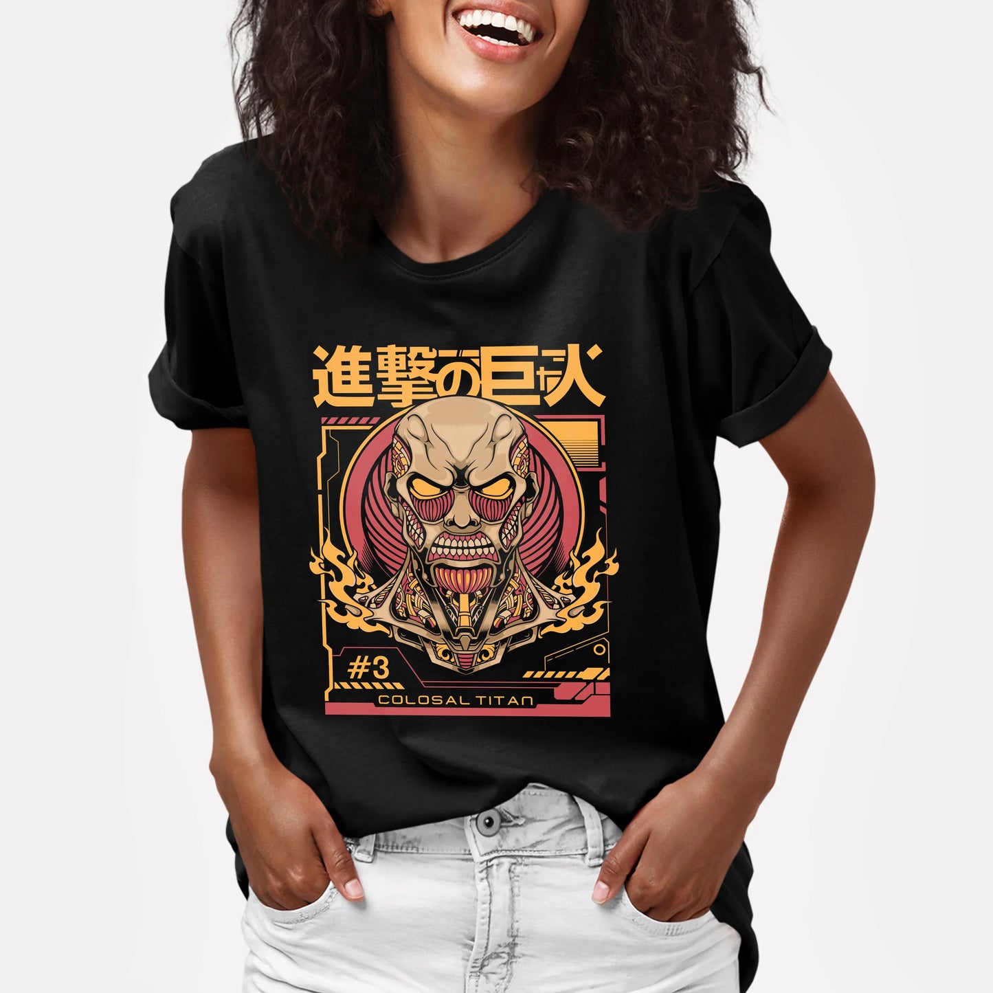 Camiseta Attack On Titan Colosal Titan