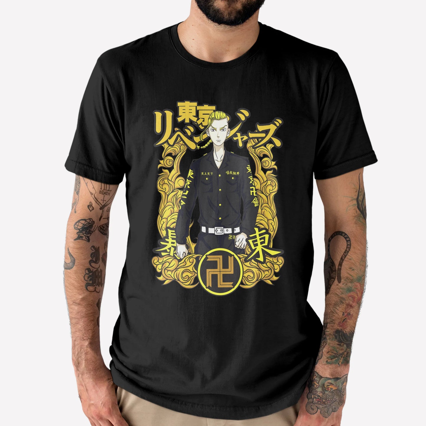 Camiseta Básica Draken Tokyo Revengers Preto