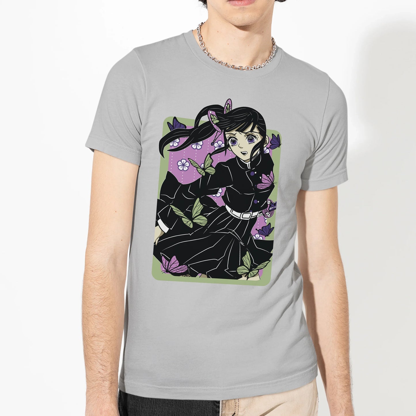 Camiseta Básica Kanao Tsuyuri Demon Slayer