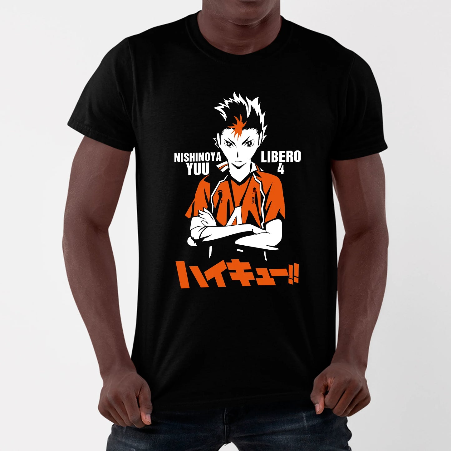 Camiseta Básica Nishinoya Yuu Haikyu!