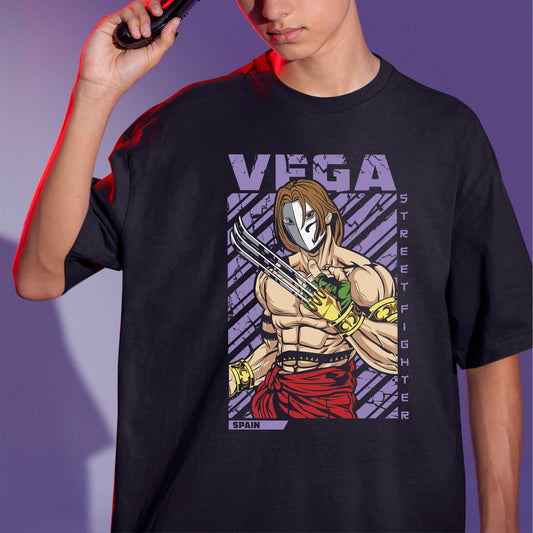 Camiseta Básica Street Fighter Vega