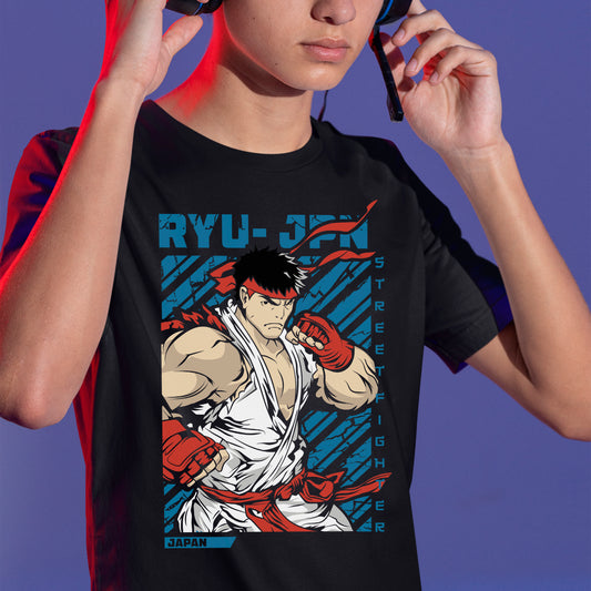 Camiseta Básica Street Fighter Ryu