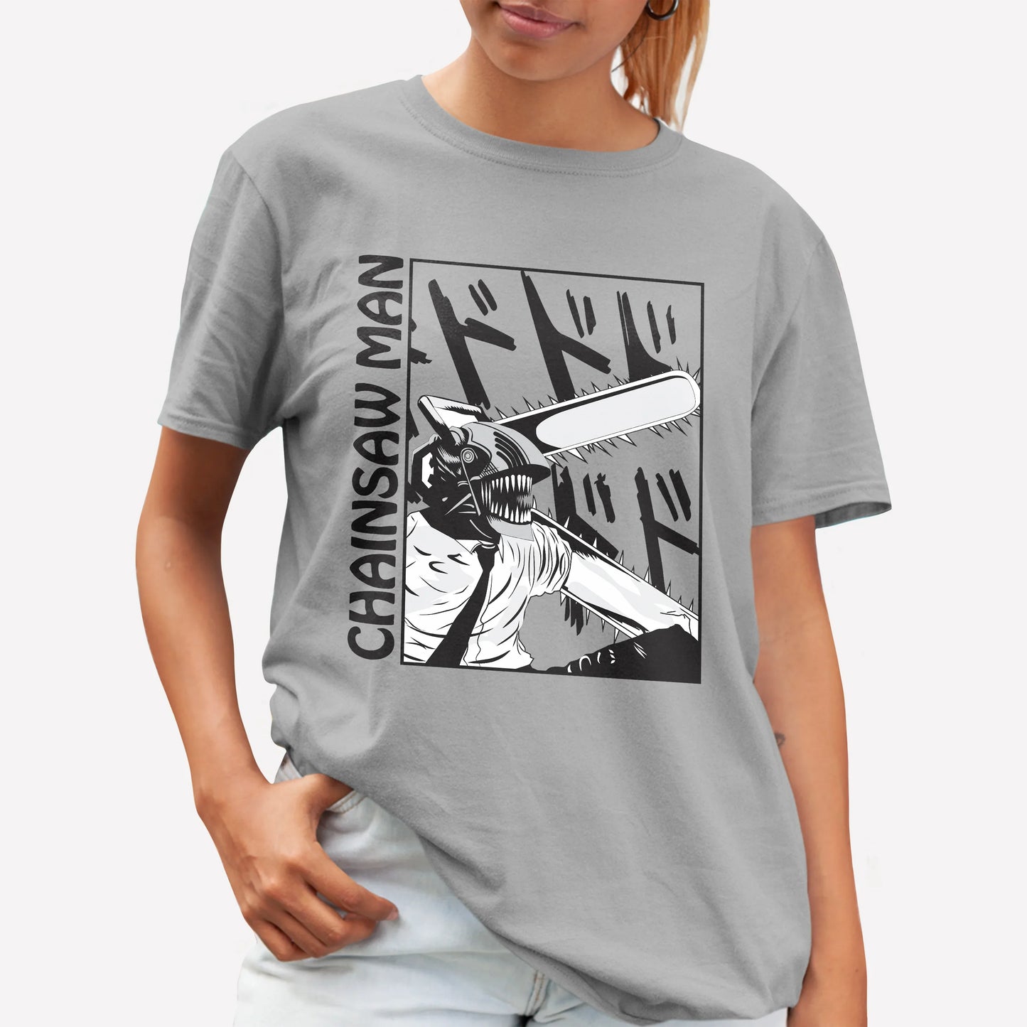 Camiseta Básica Denji - Chainsaw Man