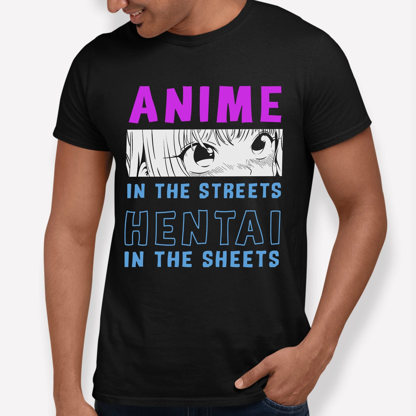 Camiseta Básica Anime Eyes