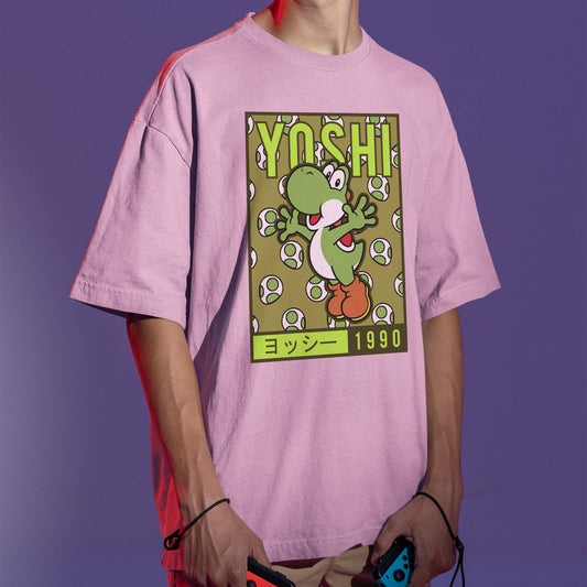 Camiseta Básica Yoshi Mario World