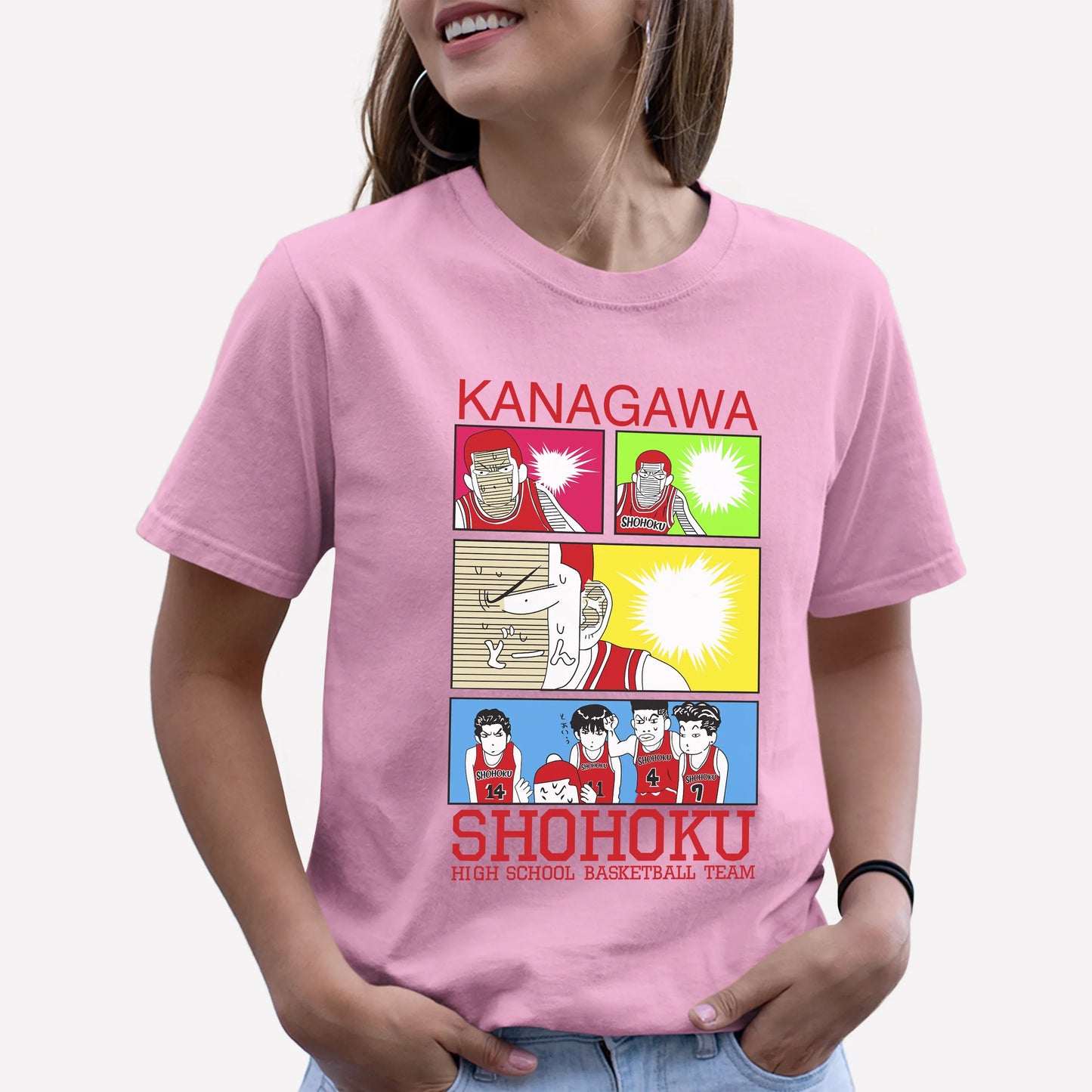 Camiseta Básica Kanagawa Slam Dunk