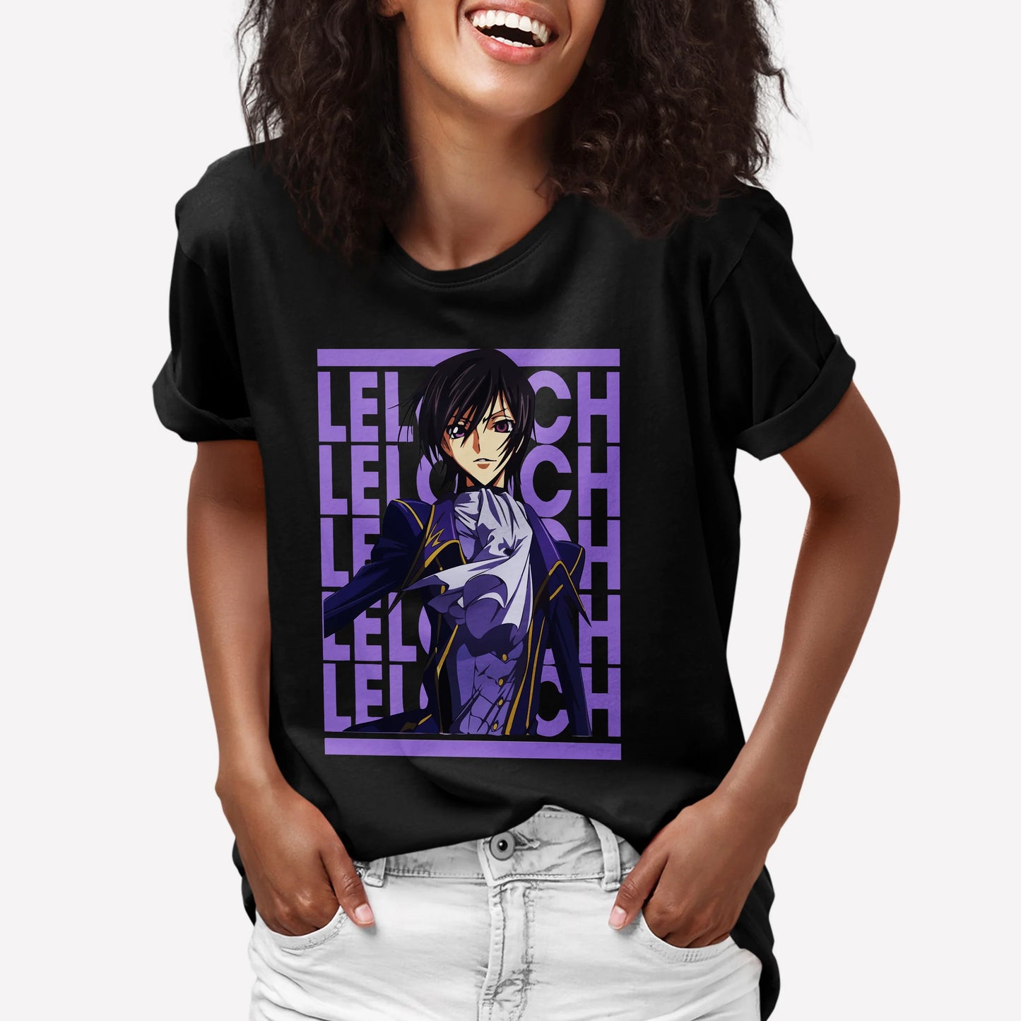 Camiseta Básica Code Geass Lelouch vi Britannia