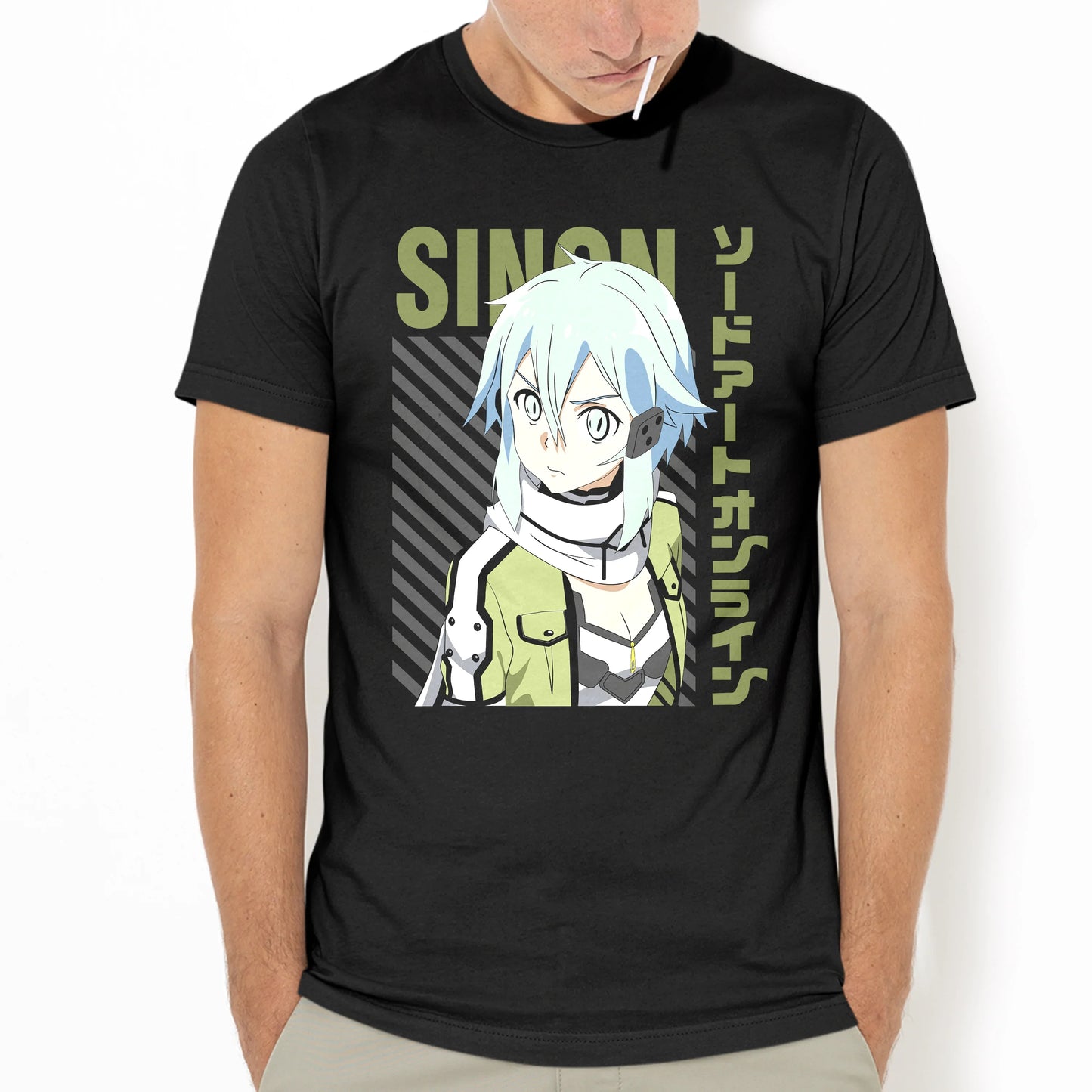Camiseta Básica Sinon Sword Art Online Preto
