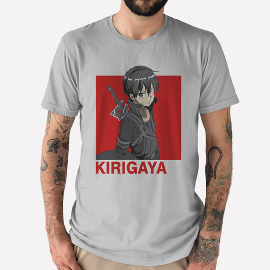 Camiseta Básica Kirigaya Kazuto Sword Art Online