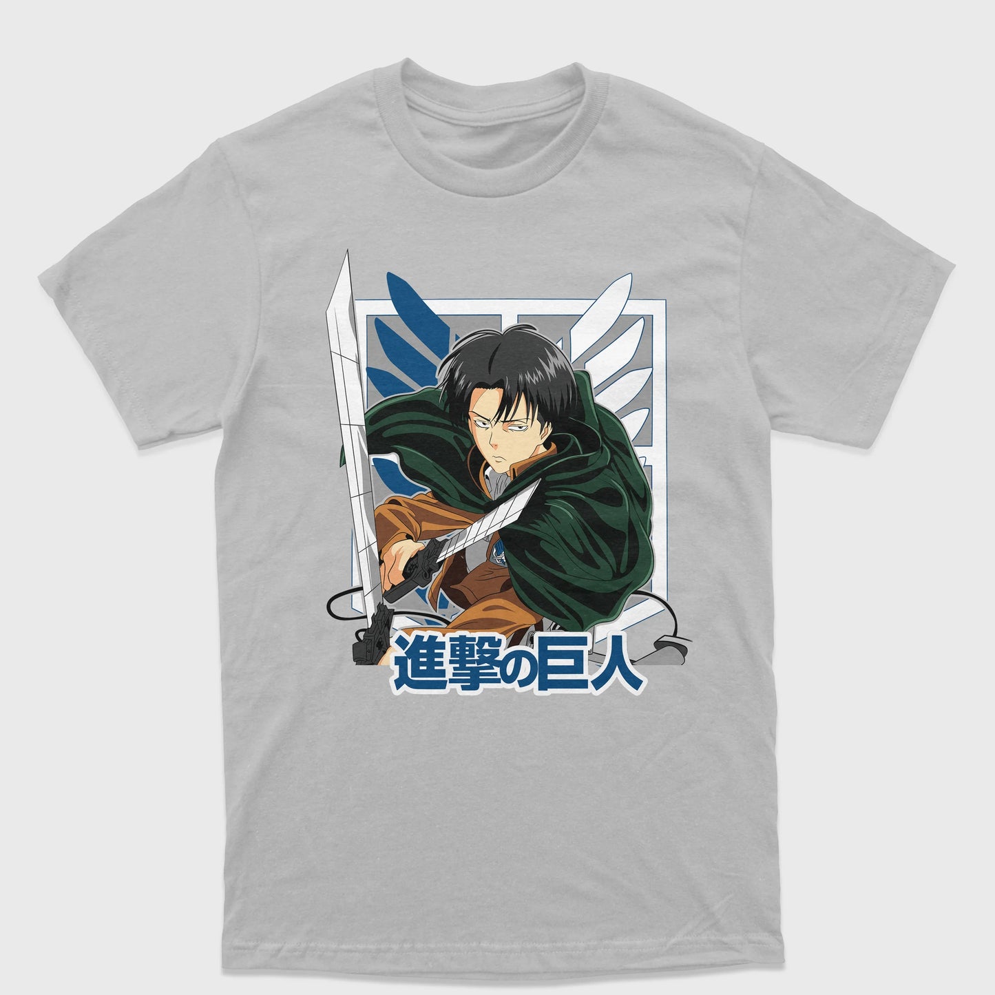 Camiseta Attack On Titan Levi Squad