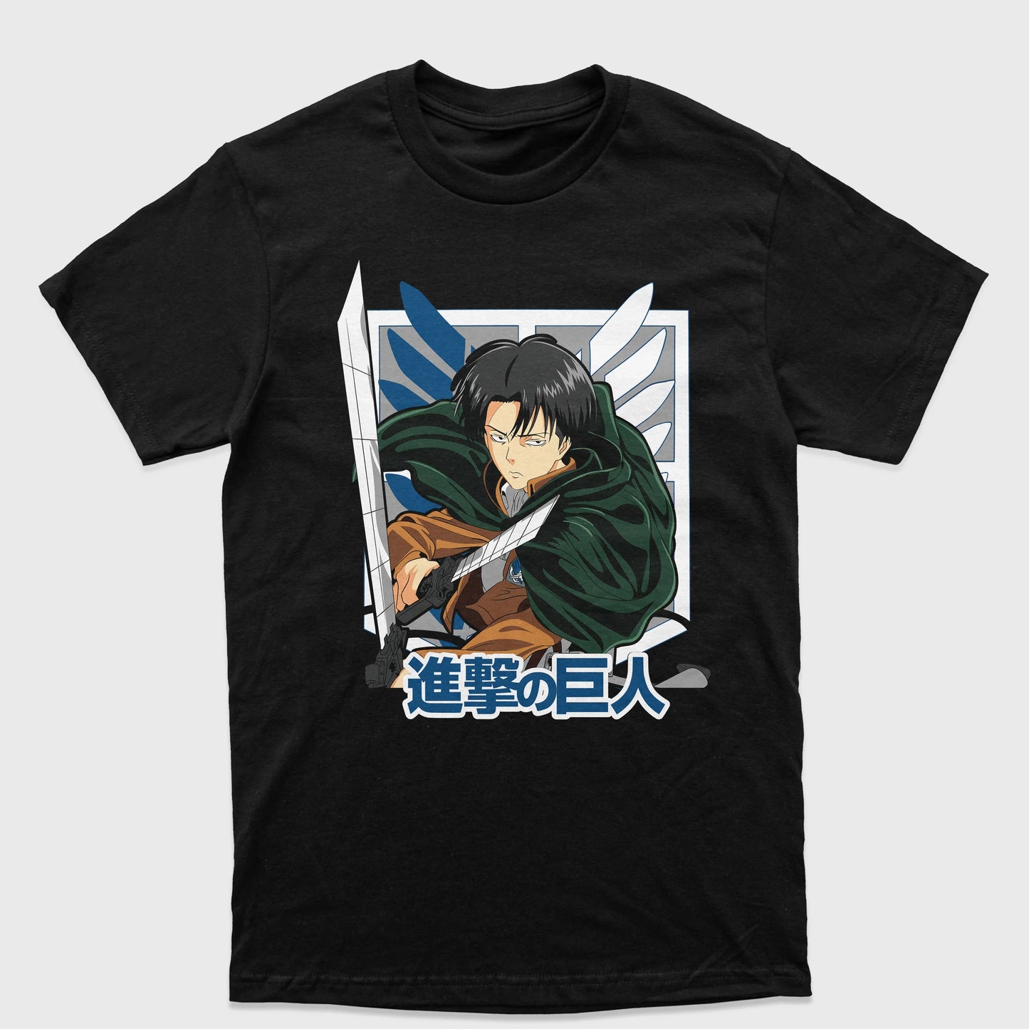 Camiseta Attack On Titan Levi Squad