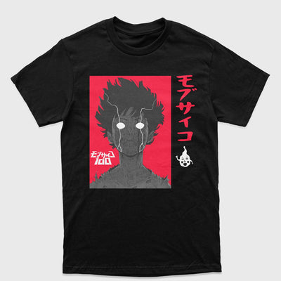 Camiseta Anime Mob Psycho 100-preto