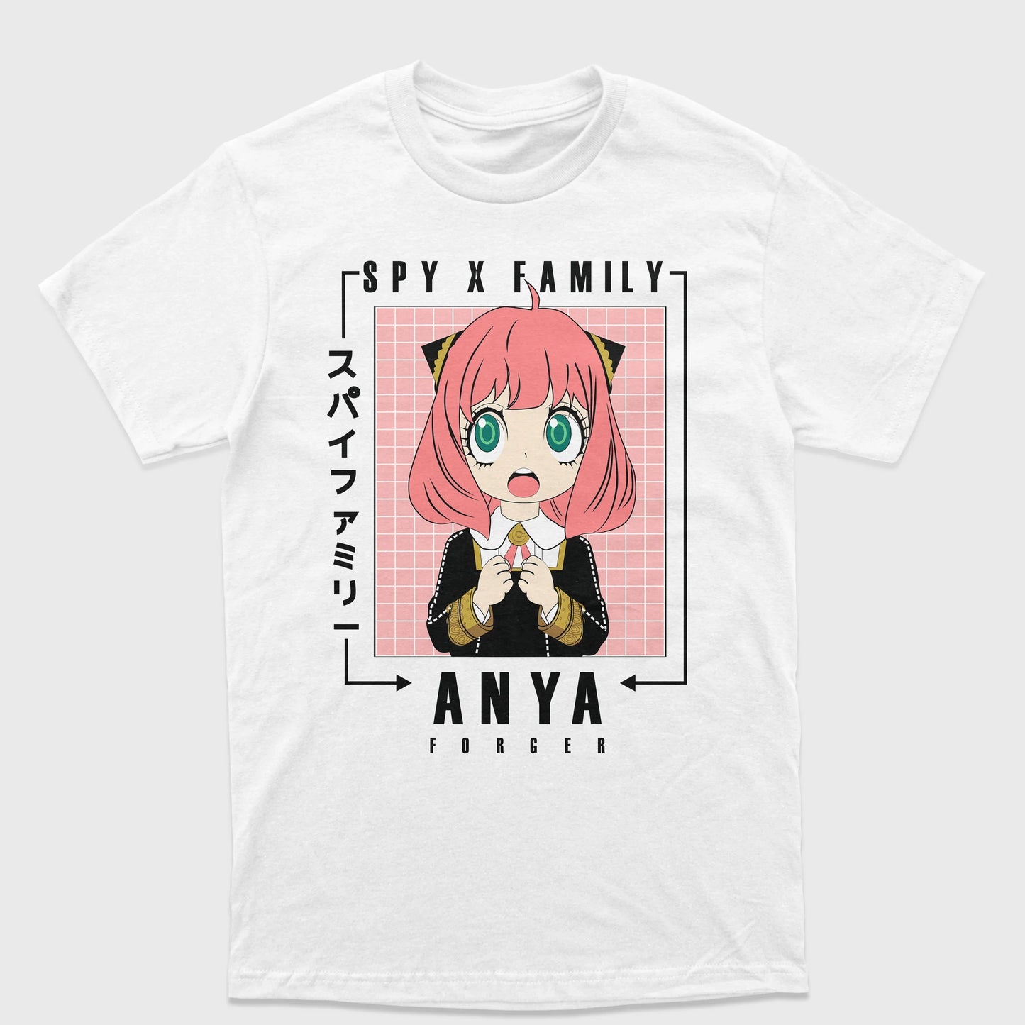 Camiseta Anya Fofinha Spy x Family-branco