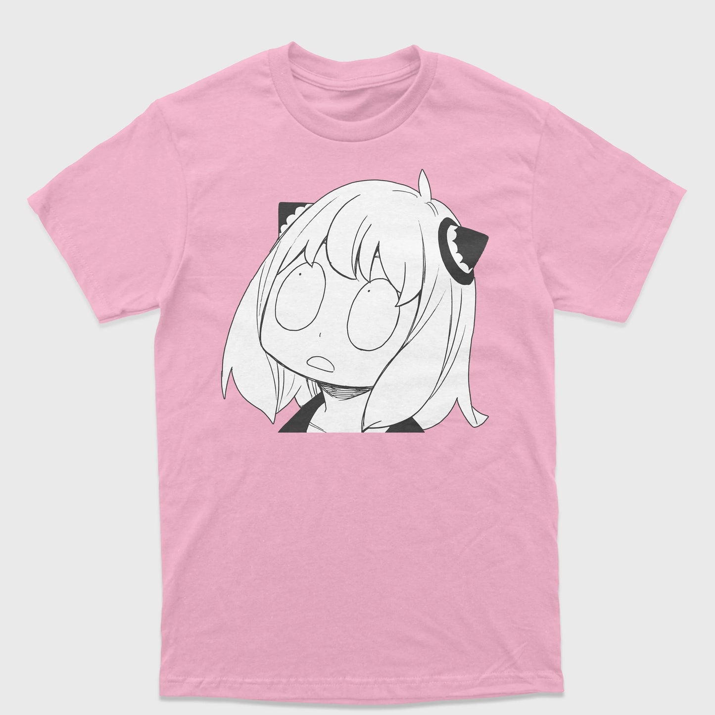 Camiseta Anya Spy x Family Anime-rosa bebe