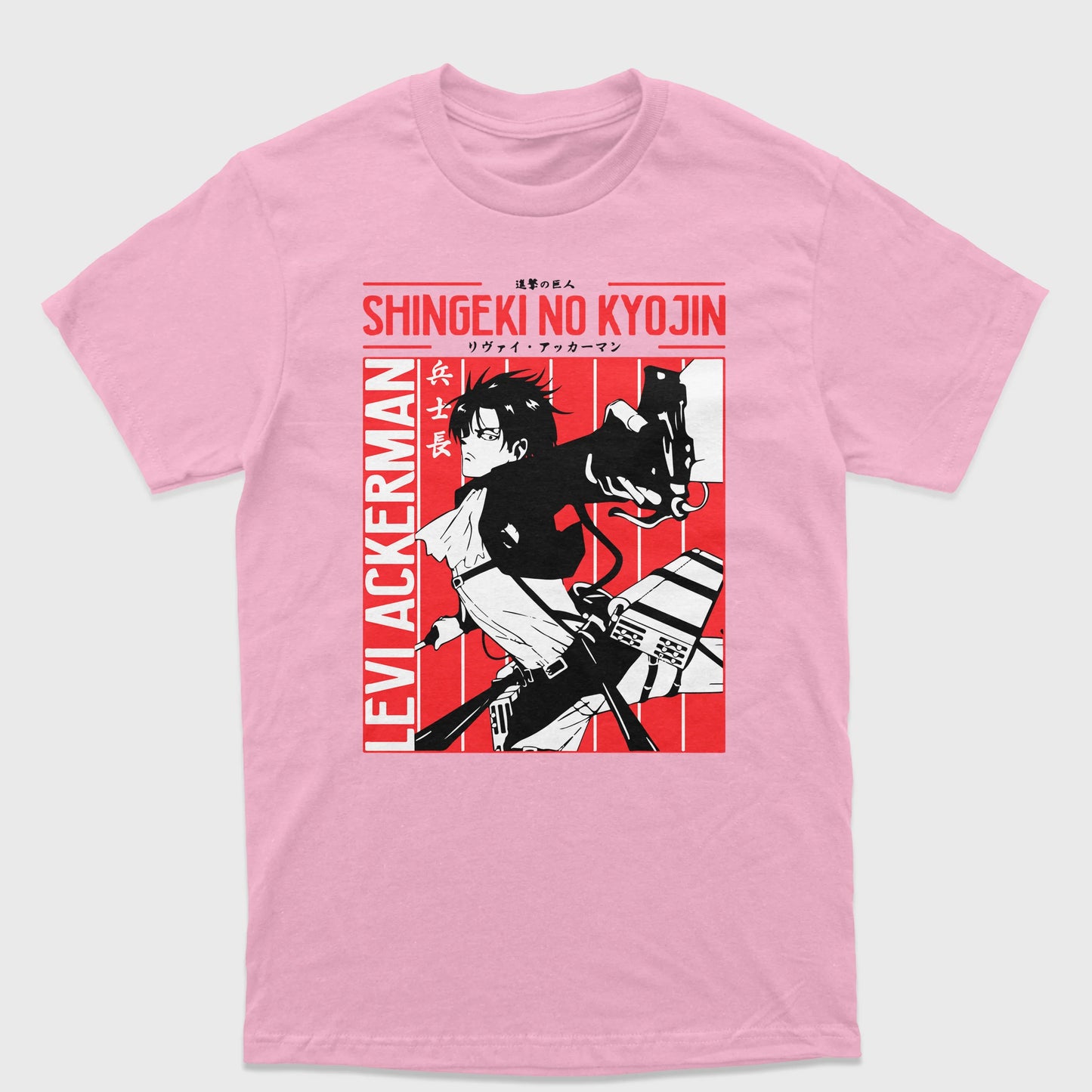 Camiseta Attack On Titan Levi Ackerman