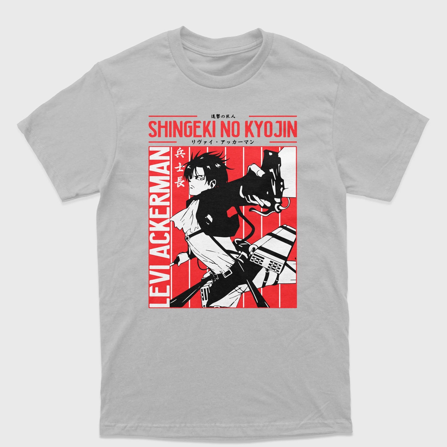 Camiseta Attack On Titan Levi Ackerman