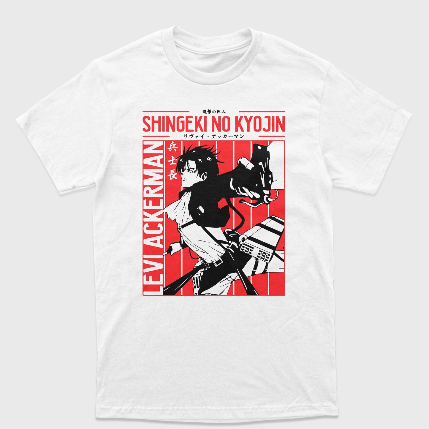 Camiseta Attack On Titan Levi Ackerman
