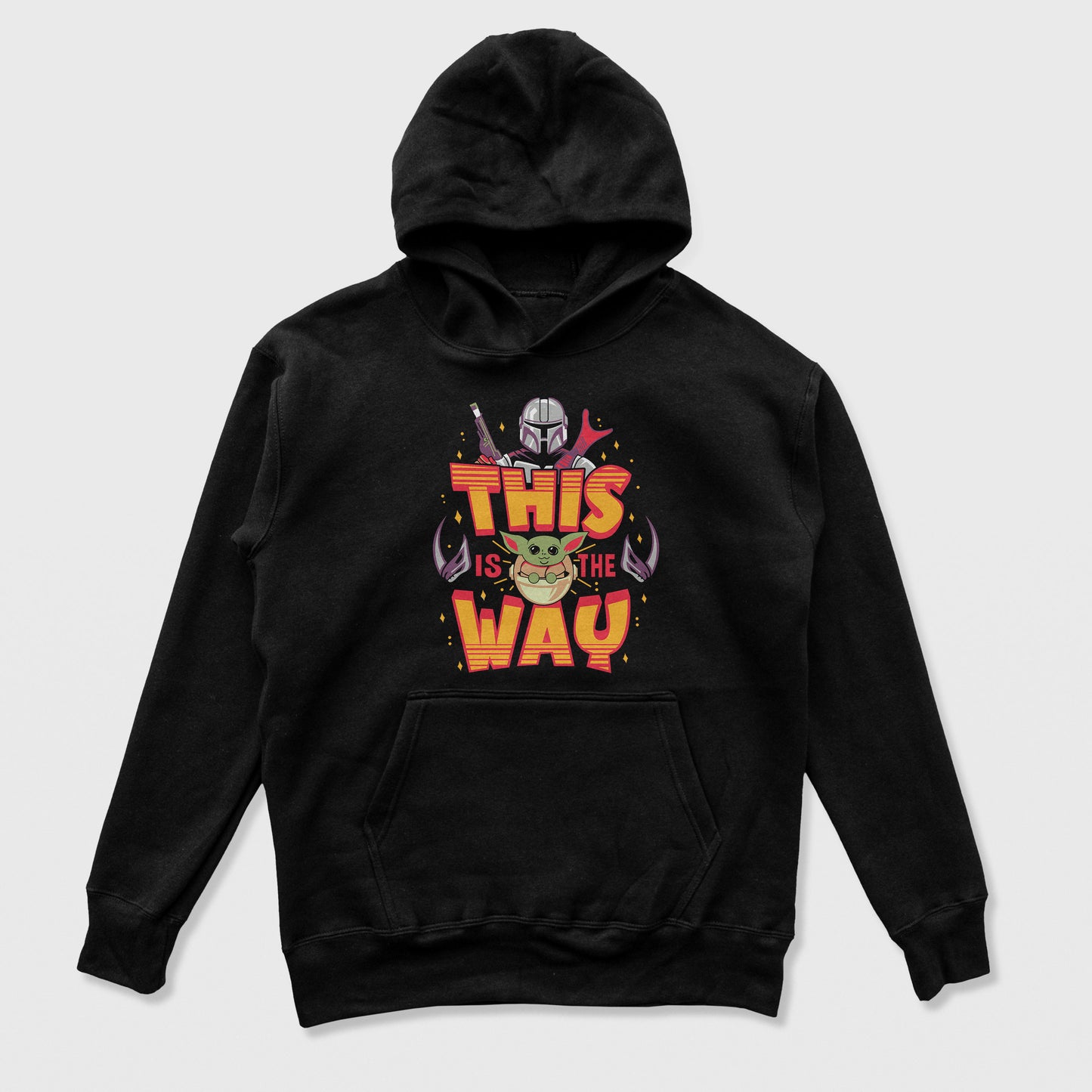 Moletom Canguru This is The Way Star Wars Preto