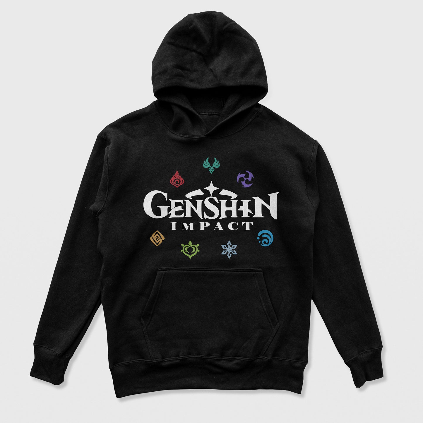 Moletom Canguru Genshin Impact Logo